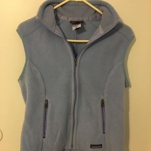 Women’s Pale Blue Patagonia Fleece Vest